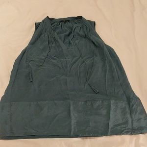 Madewell blue silk tank